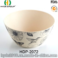 New Design BPA Free Ecological Bamboo Fiber Bowl (HDP-2072)